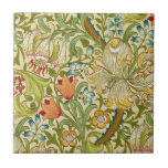 William Morris Golden Lily Vintage Pre-raphaelite Ceramic Tile at Zazzle