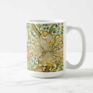William Morris Golden Lily Vintage Pre-Raphaelite Coffee Mug
