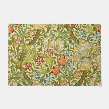 William Morris Golden Lily Vintage Pre-raphaelite Doormat by artfoxx at Zazzle