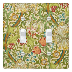 William Morris Golden Lily Vintage Pre-Raphaelite Light Switch Cover