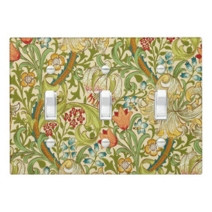 William Morris Golden Lily Vintage Pre-Raphaelite Light Switch Cover