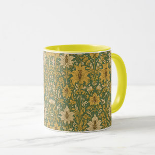 William Morris Golden Lily Vintage Pre-Raphaelite Mug