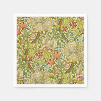 William Morris Golden Lily Vintage Pre-Raphaelite