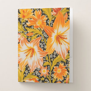 William Morris Golden Lily Vintage Pre-Raphaelite Pocket Folder