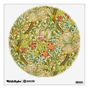 William Morris Golden Lily Vintage Pre-Raphaelite Wall Sticker