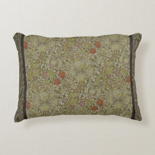 William Morris Golden Lily Willow Bough Pattern Accent Pillow