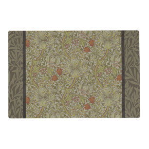 William Morris Golden Lily Willow Bough Pattern Placemat