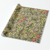 Dearle Daffodil Vintage Floral Pattern Wrapping Paper, Zazzle