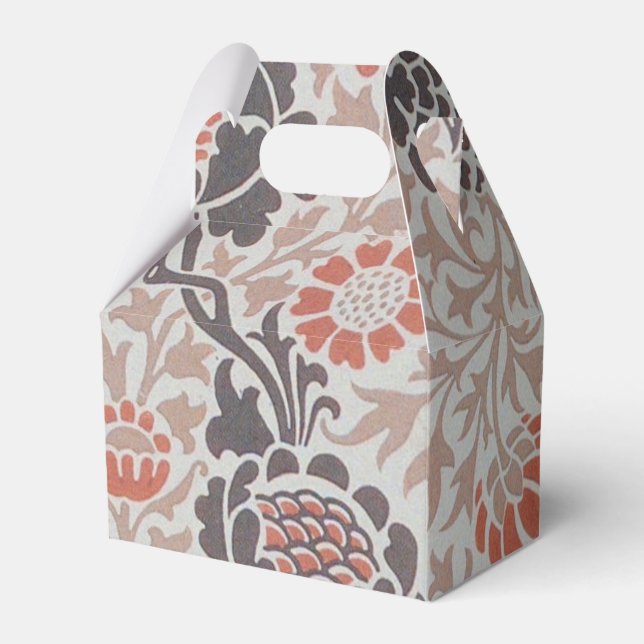 William Morris Grafton Botanic Art Design Favor Boxes (Front Side)