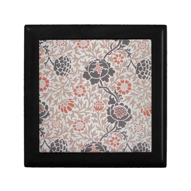 William Morris Grafton Botanic Art Design Jewelry Box (Front)