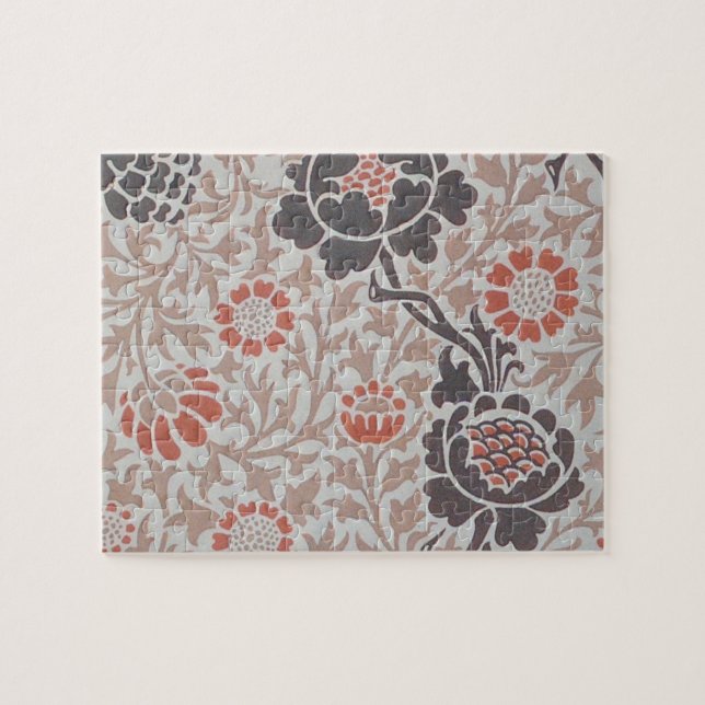 William Morris Grafton Botanic Art Design Jigsaw Puzzle (Horizontal)