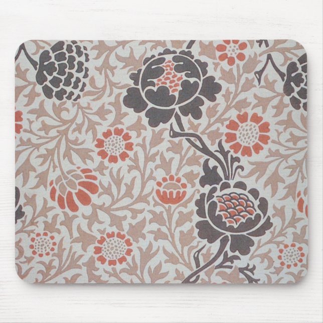 William Morris Grafton Botanic Art Design Mouse Pad (Front)