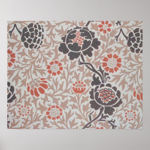 William Morris Grafton Botanic Art Design Poster