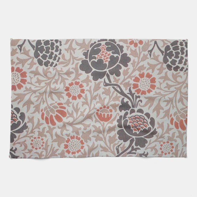 William Morris Grafton Botanic Art Design Towel (Horizontal)