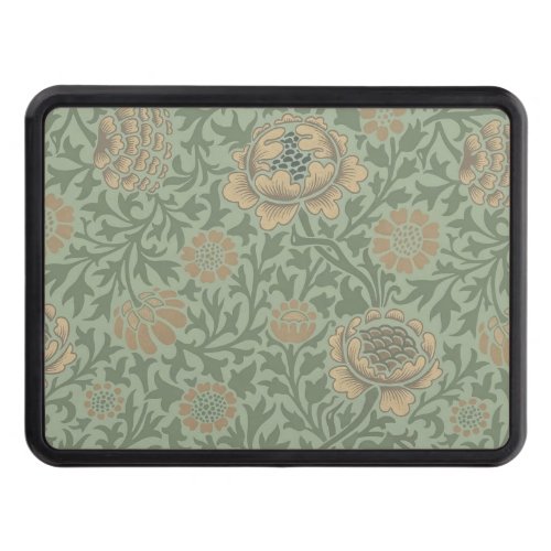 William Morris Grafton Floral Pattern Sage Green  Hitch Cover