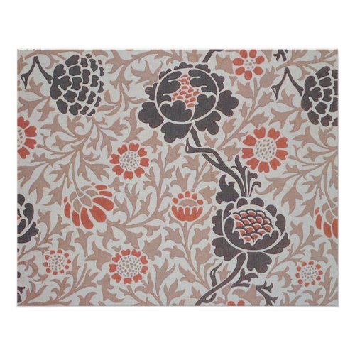 William Morris Grafton Flower Design Poster