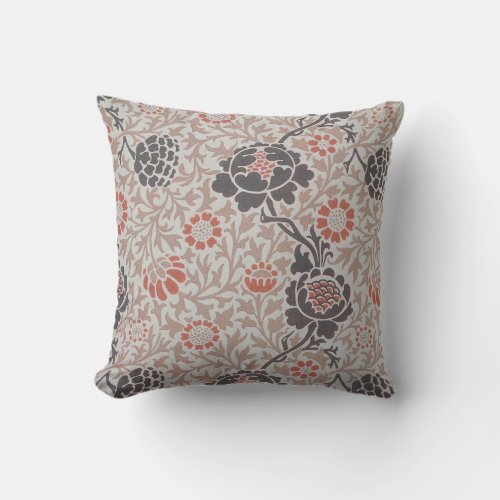 William Morris Grafton Flower Design Throw Pillow