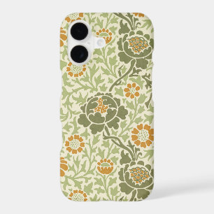 William Morris Grafton Sage Green Floral Pattern iPhone 17 Case