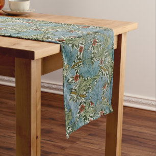 William Morris Granville Vintage Floral Pattern Long Table Runner