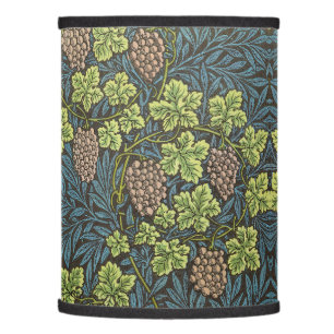 William Morris Grape & Vine Red Green Blue Lamp Shade