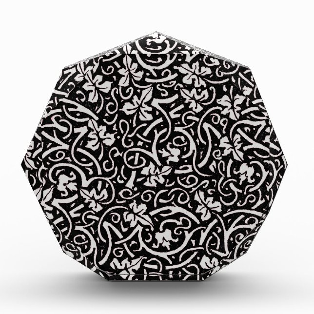 William Morris Grapevine Vine Leaf Pattern Award (Front)