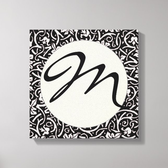 William Morris Grapevine Vine Leaf Pattern Canvas Print (Front)