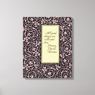 William Morris Grapevine Vine Leaf Pattern Canvas Print