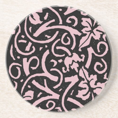William Morris Grapevine Vine Leaf Pattern Coaster