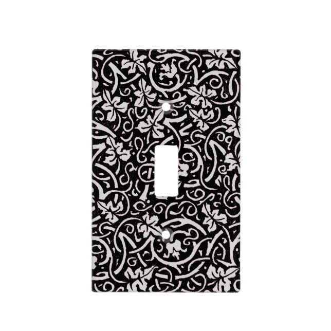 William Morris Grapevine Vine Leaf Pattern Light Switch Cover (Front)