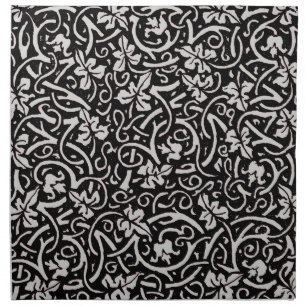 William Morris Grapevine Vine Leaf Pattern Napkin