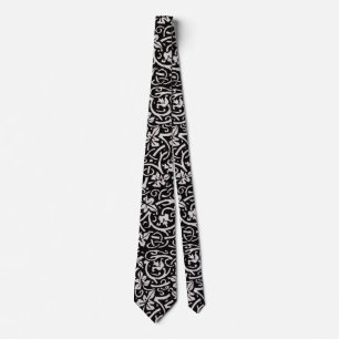 William Morris Grapevine Vine Leaf Pattern Neck Tie