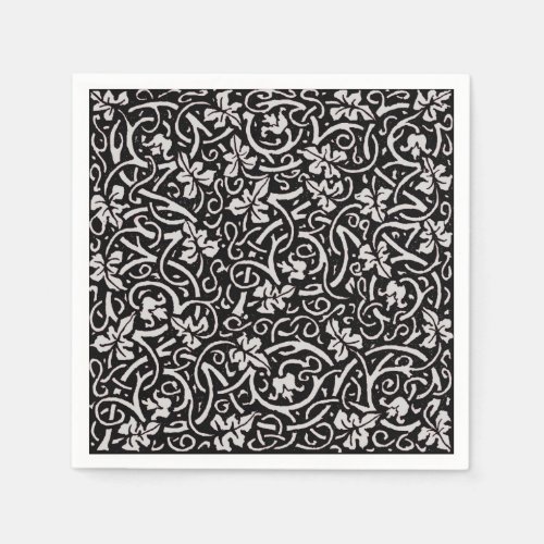William Morris Grapevine Vine Leaf Pattern Paper Napkins