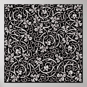 William Morris Grapevine Vine Leaf Pattern Poster