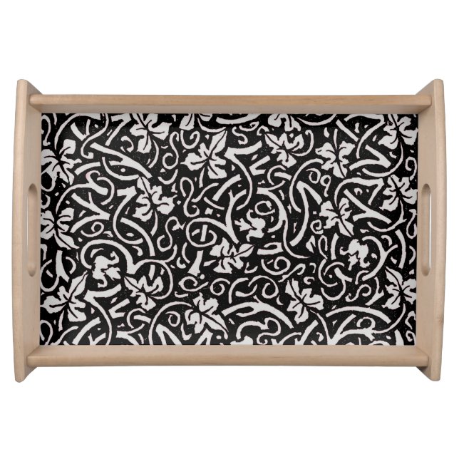 William Morris Grapevine Vine Leaf Pattern Serving Tray (Front)