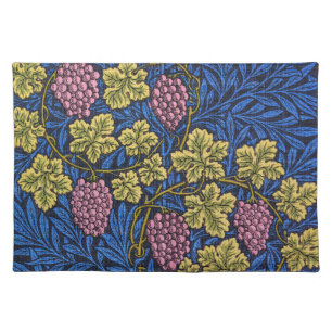 William Morris Grapevine (Wine Vines) Pattern Cloth Placemat