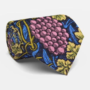 William Morris Grapevine (Wine Vines) Pattern Neck Tie