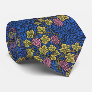 William Morris Grapevine (Wine Vines) Pattern Neck Tie