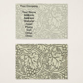 William Morris gray green Grape Vine Pattern (Front & Back)