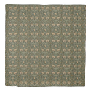 William Morris: Green Honeysuckle Duvet Cover