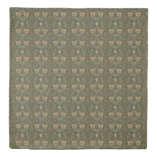 William Morris: Green Honeysuckle Duvet Cover (Front)