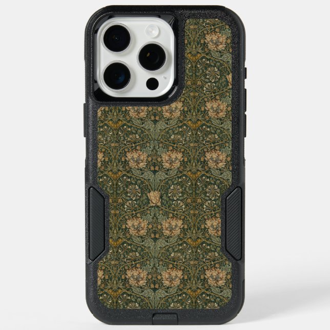 William Morris: Green Honeysuckle Otterbox Case (Back)