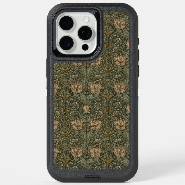 William Morris: Green Honeysuckle Otterbox Case (Back)