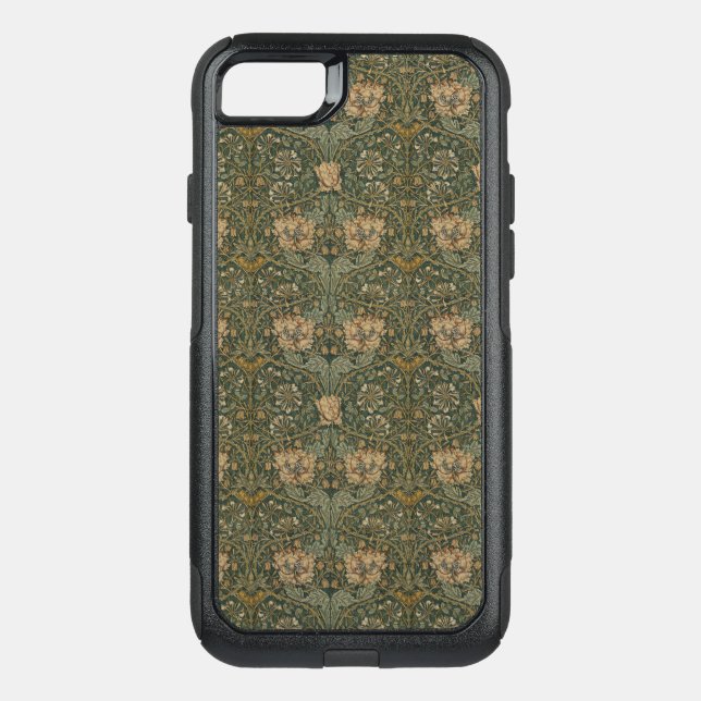 William Morris: Green Honeysuckle Otterbox Case (Back)