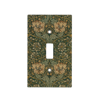 William Morris: Green Honeysuckle Switch Plate