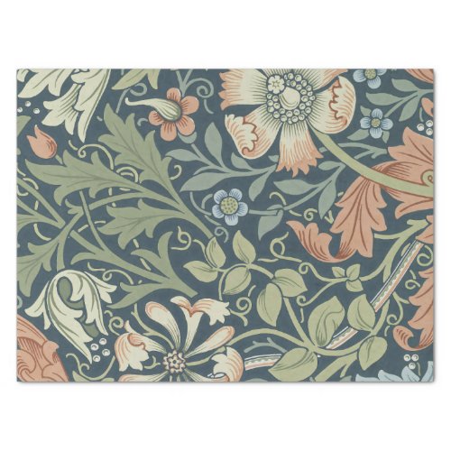 William Morris Green Leicester Vintage Art Nouveau Tissue Paper