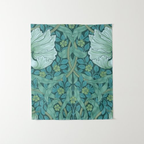 William Morris _ Green Pimpernel Pattern Tapestry