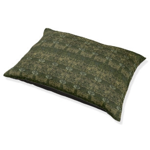 William Morris: Green Tulip & Rose Pet Bed
