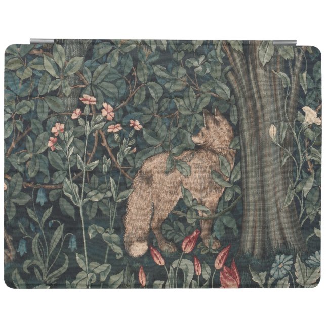 William Morris Greenery Fox Wildlife  iPad Smart Cover (Horizontal)