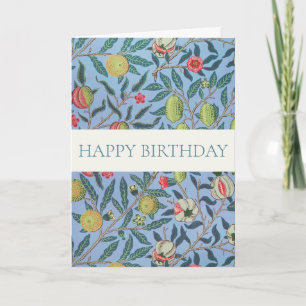 WILLIAM MORRIS "HAPPY BIRTHDAY" GREETING CARD