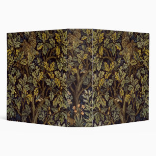 William Morris Hen Pheasant Bird Tree Botanical 3 Ring Binder